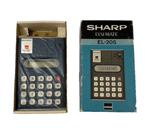 Calcolatrice vintage sharp - vintage,