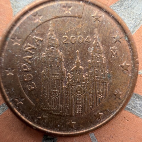 Moneta centesimo di euro - da, 1