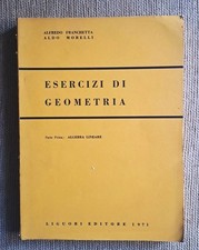 INGEGNERIA ESERCIZI DI GEOMETRIA V.1 FRANCHETTA LIGUORI ALGEBRA LINEARE