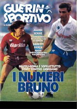 GUERIN SPORTIVO N.11 MARZO 1987 ROMA-NAPOLI RIVISTA COMPLETA CON POSTER