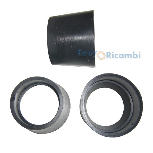 Manicotto gommino tronco - , di