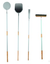 Imperdibile set kit 4 pala completo pizza forno a legna pizzeria pub pale pizze 