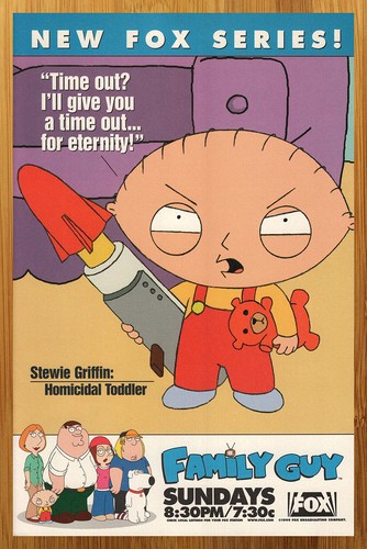 Pubblicità poster family guy - pubblicità/poster,