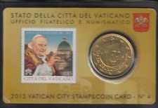 Vaticano - STAMP - COIN CARD