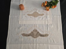 Coppia asciugamani ricamati