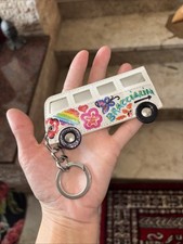 Rara Bellissimo Portachiavi Braccialini Temi Tema Pulmino T1 Originale