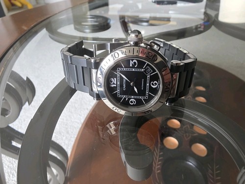 Cartier pasha automatic black - cartier,