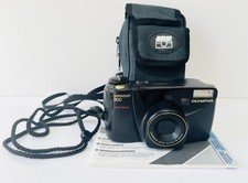 Olympus Superzoom 800 fotocamera pellicola 35 mm con obiettivo 38-80 mm punta e scatta ottime condizioni