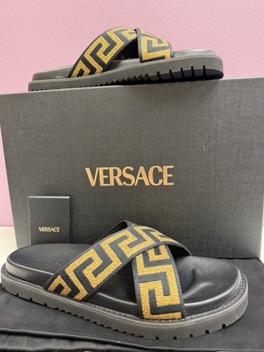 Versace greca sandali slides - sandali,