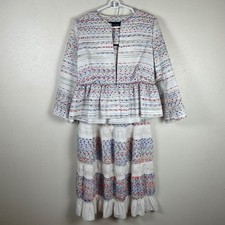 Set giacca e gonna a strati