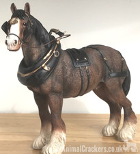 Shire Cart Horse in harness