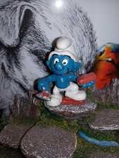 Puffo 1981 smurf - puffo, muratore