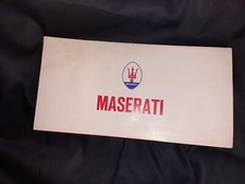 Brochure vendita originale anni 70 MASERATI QUATTROPORTE INDY GHIBLI MESSICO