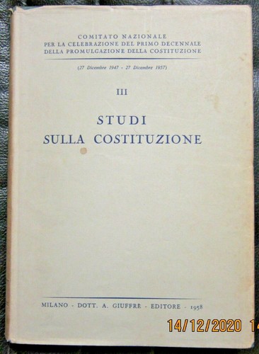 Libro studi sulla costituzione - libro,