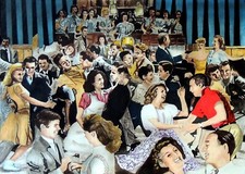 Quadro moderno dipinto a mano