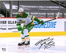 Maglia retro retro retro retro retro retro retro firmata Marcus Foligno Minnesota Wild foto skate