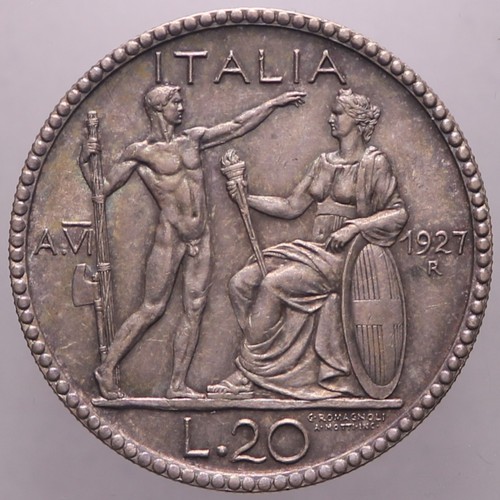 Lire 1927 littore qfdc - 20,
