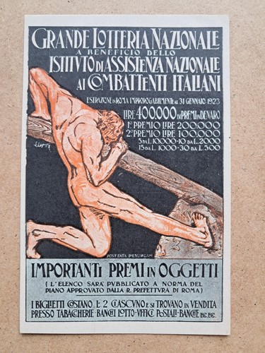 Cartolina lotteria nazionale - cartolina,