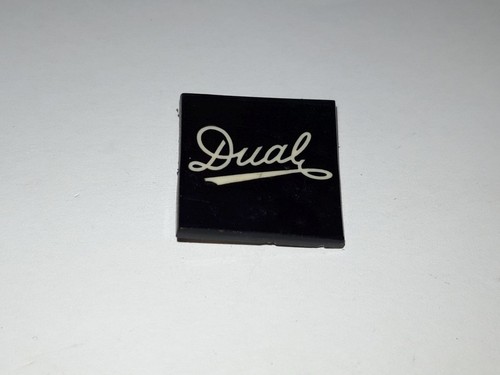 Emblema dual per giradischi - "dual",