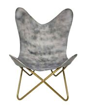 Sedia A Farfalla In Pelle