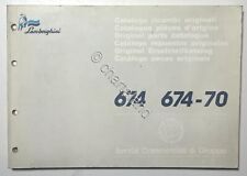 Catalogo Ricambi Originali Lamborghini Trattori - 674 / 674-70 - ed. 1989