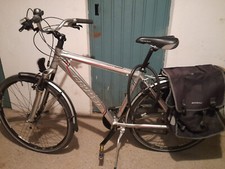 bicicletta modello Olympia Condor in buono stato color argento