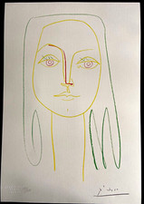 Pablo Picasso Litografia COA