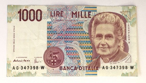Italy 1000 lire - lire, ag