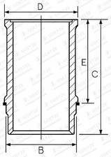 GOETZE MOTORE Cilindro Per
