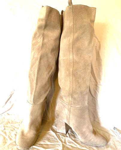 Stivali zara scamosciati - scamosciati, beige