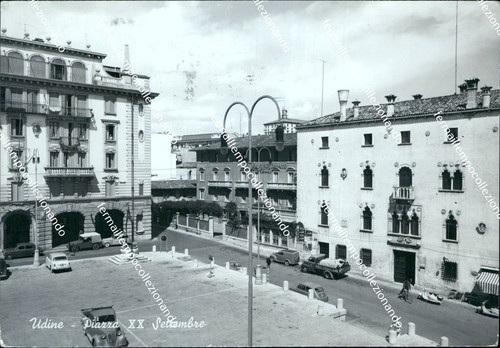 Br186 cartolina udine - udine, citta'