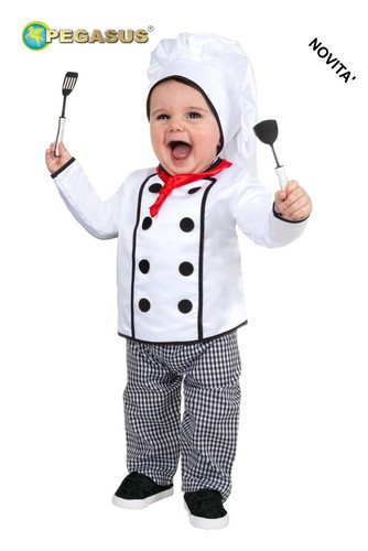 Cuoco costume vestito - cuoco,