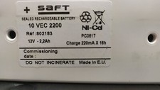 Batterie ricaricabili SAFT 10-VE-C 12V 2200mAh stock 3 pz