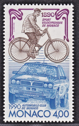 Francobollo 1990 monaco - 1990, n