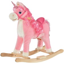Homcom unicorno dondolo per - a,