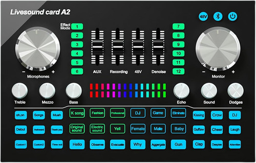 Mixer audio scheda dal - scheda,