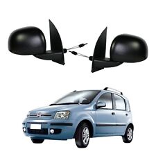 Coppia Specchi Retrovisori DX-SX per FIAT Panda 169 2009-2012 Meccanici (NERI)