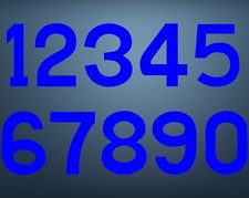 NUMERI PER MAGLIA CALCIO ANNI 80 IN FLOCK AZZURR MATCH WORN ISSUED SHIRT MAILLOT