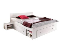 Letto matrimoniale STEFAN con 2 comodini e 3 cassettoni, LAP 185x86x204 cm