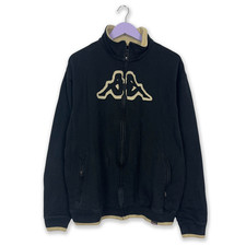Felpa Kappa Vintage nera con