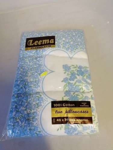 Leema federe flanella blu