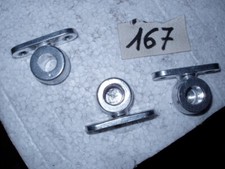 FIAT CAMION VINTAGE 3+3 SUPPORTI SPECCHIO IN ALLUMINIO NUOVI DELL'EPOCA  