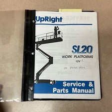 Upright SL20 PLATFORM BOOM