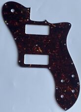 For Fit Fender 72 Telecaster Deluxe Re-Issue P90 Battipenna Chitarra Marrone Tartaruga