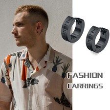 Orecchino a cerchio uomo rune