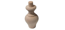 PIEDINO IN LEGNO TORNITI PER