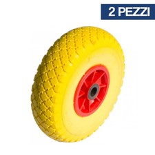 2 PEZZI RUOTA PER CARRELLO