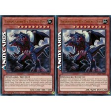 TIRANNOSAURO REX POTENTE DINO 2x (Mighty Dino King Rex) Ultra R MP24 IT209 • 1Ed