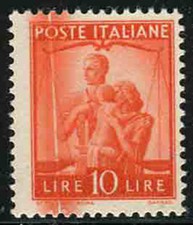 Democratica Lire 10 Varietà Taglio Chirurgico