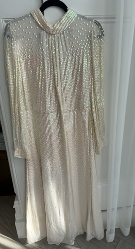 Abito temperley seta bianco - temperley,